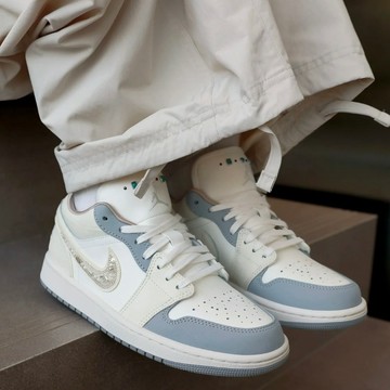 S.G NIKE AIR JORDAN 1"Soft Pearl" IH7323-100 綠寶石 紋理 奶油白藍灰 米