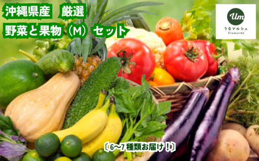 うるま市を中心とした県産野菜・果物セット（M）