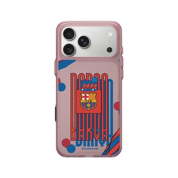 iPhone 17 Pro Max Clear (相機按鈕) 晶醺玫 - FC Barcelona - FCB Oversize