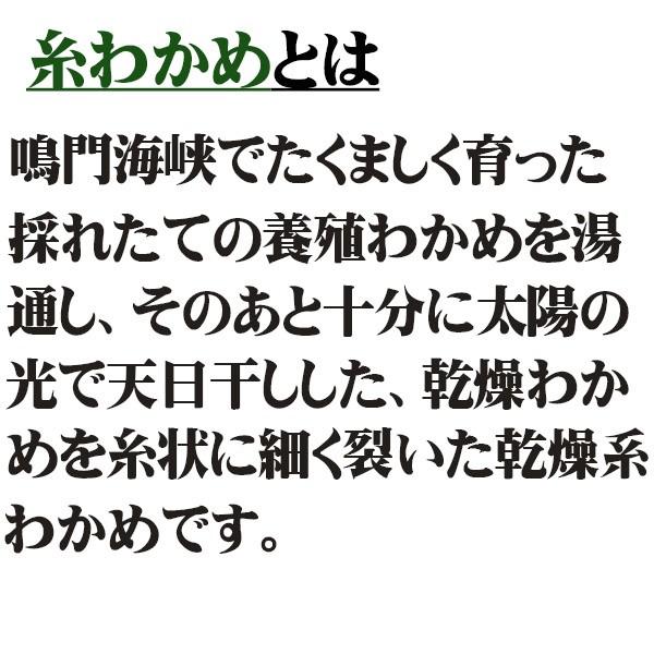 糸わかめ 25g 天日干し 徳島県 鳴門産