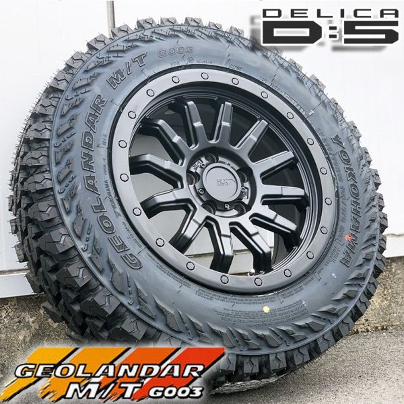 GEOLANDAR ヨコハマ ジオランダー M/T G003 LT215/75R15 100/97Q  BARKLEY HARDROCK  RIZARD 15インチ 6.0J +33 6H 139.7P BK トヨタ ハイエース 200系