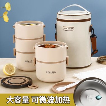保溫飯盒304食品級多層可微波爐加熱便攜帶飯桶家用上班族不銹鋼