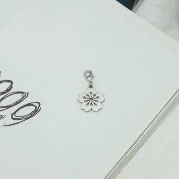 【和夢兔】京都宇治不鏽鋼吊飾-櫻