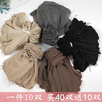 10雙裝 短絲襪襪子 女夏超薄款透明隱形水晶絲短襪夏季一次性襪