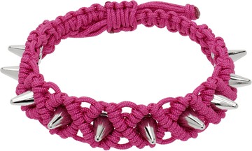 We11done 粉色 Handmade Studded Noeud 手环