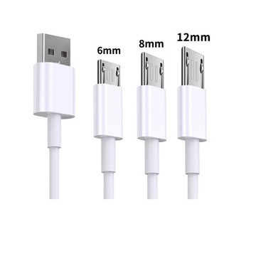 【V8加長頭充電線】適用 老人機 安卓手機 Micro USB 6mm/8mm/12mm