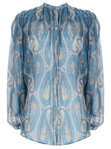 etro silk shirt