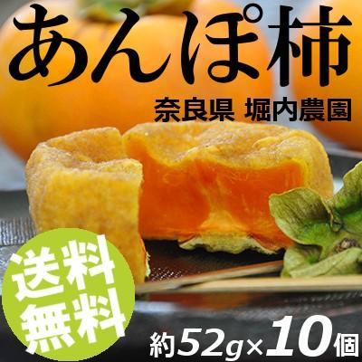 干し柿 10個 無添加 堀内農園 奈良県 あんぽ柿 国産 送料無料 贈答品 お取り寄せ