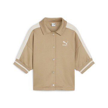 【PUMA官方旗艦】流行系列Fanbase T7短袖外套 女性 62434383