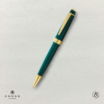 【CROSS】貝禮輕盈系列亮綠金夾原子筆(原廠正貨)