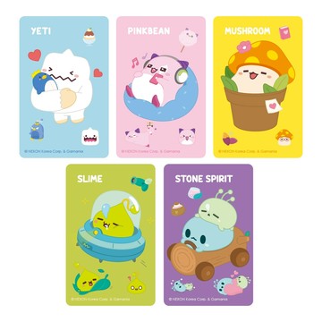 一卡通PLUS - 新楓之谷 透明版 皮卡啾 / 雪吉拉 / 菇菇寶貝 / 綠水靈 / 石靈