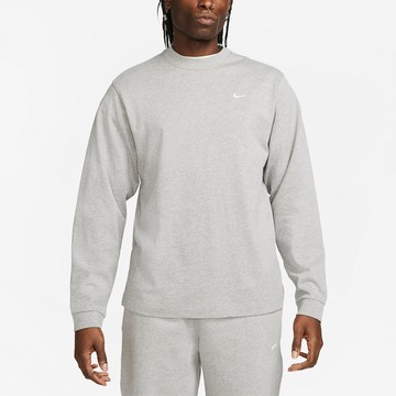 [ACS] Nike 長袖 Solo Swoosh 男款 淺灰 白 落肩 寬鬆 重磅 刺繡LOGO 小勾 純棉 DX0885-063