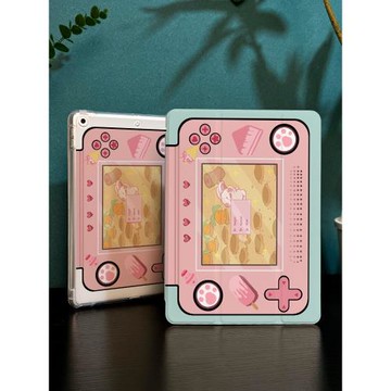 可愛小兔蘿卜適用于iPadAir5保護殼2025新款mini6蘋果ipad9平板保護殼air4筆槽11英寸2020防摔7第10九9代三折