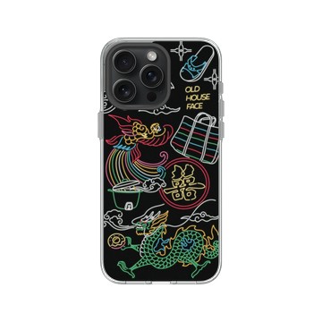 iPhone 15 Pro Max Clear 透明 - 老屋顏 Old House Face - 台灣霓虹