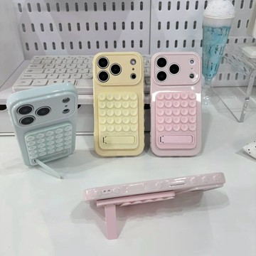 ✨iphone保護殼✨ins創意吸盤支架蘋果17pro/16/15手機殼14可愛13少女心12個性11