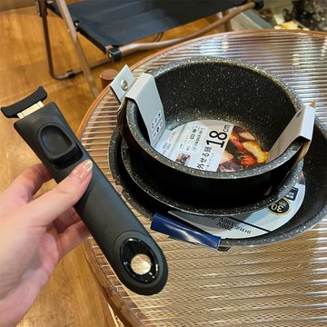 【只賣好鍋】初日本外貿原單！可拆卸手柄麥飯石不粘鍋平底鍋家用