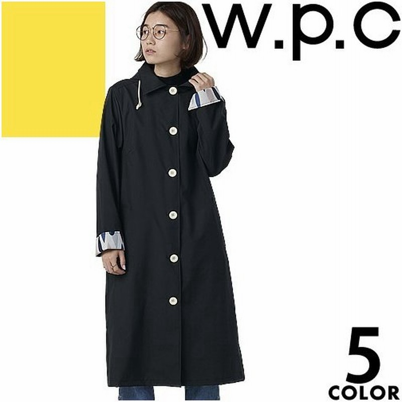 Wpc W P C レインコート ワークコート レディース レインウェア カッパ 雨具 自転車 おしゃれ ロング 黒 ブラック ベージュ ネイビー カーキ オレンジ 通販 Lineポイント最大0 5 Get Lineショッピング