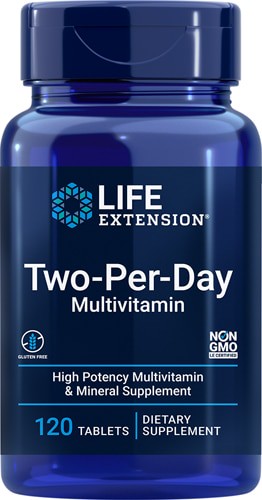 Life Extension Two-Per-Day Tablets 120 Tablets