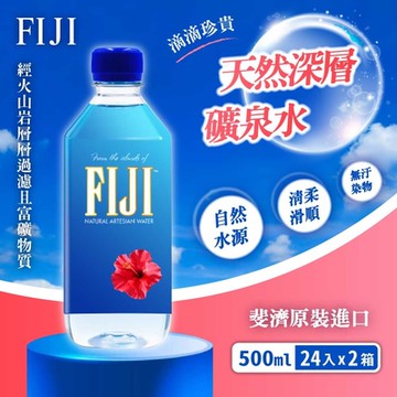 FIJI 斐濟 天然深層礦泉水500mlx24入x2箱