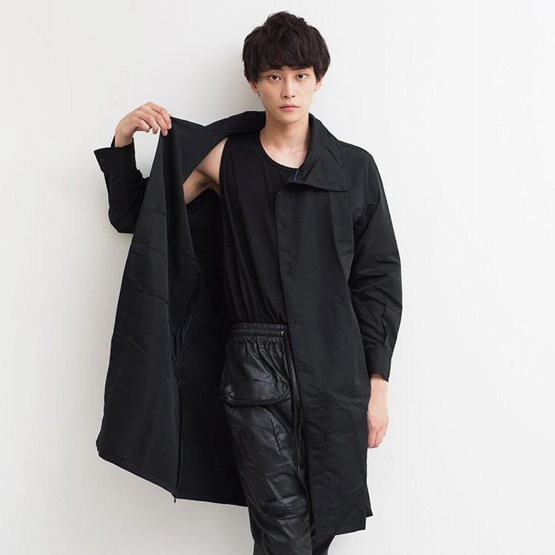 シャツ メンズ ロングシャツ ビッグシルエット シャツジャケット