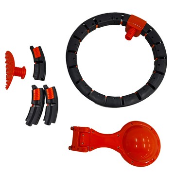 LifeHouse 專業款智慧健身呼拉圈 基本款  橘黑色  1個