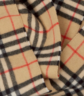 Burberry Burberry Check cashmere scarf