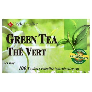 Uncle Lee's Tea, Legends of China，綠茶，100 茶包，5.64 盎司