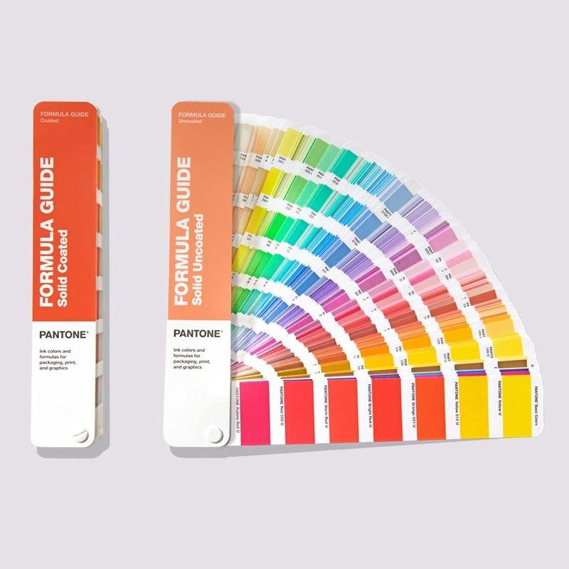 PANTONE 色見本 パントン フォーミュラガイド 2冊組 パントン正規品,シリアル番号あり GP1601B