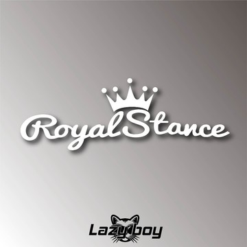 Royal Stance 車貼 貼紙 防水貼紙 行李箱貼紙 安全帽貼紙 筆電貼紙 反光貼紙 汽車貼紙 機車貼紙