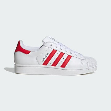 Adidas Superstar II [JQ4728] 男 運動休閒鞋 經典 百搭 三葉草 貝殼頭 白紅