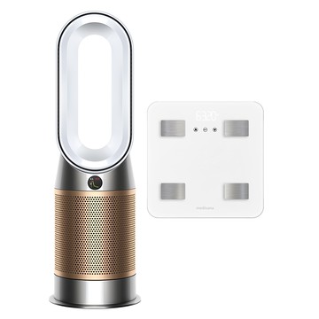 dyson 戴森 3合1涼暖空氣清淨機 HP12 有效過濾PM2.5 350度廣角擺動 APP遠端操控  白金色