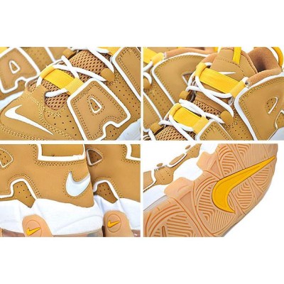 NIKE ナイキ AIR MORE UPTEMPO (GS) wheat エアモアアップテンポ ガールズ モアテン ウィート ハイカット スニーカー ブラウン US6Y/24cm DQ4713‐700