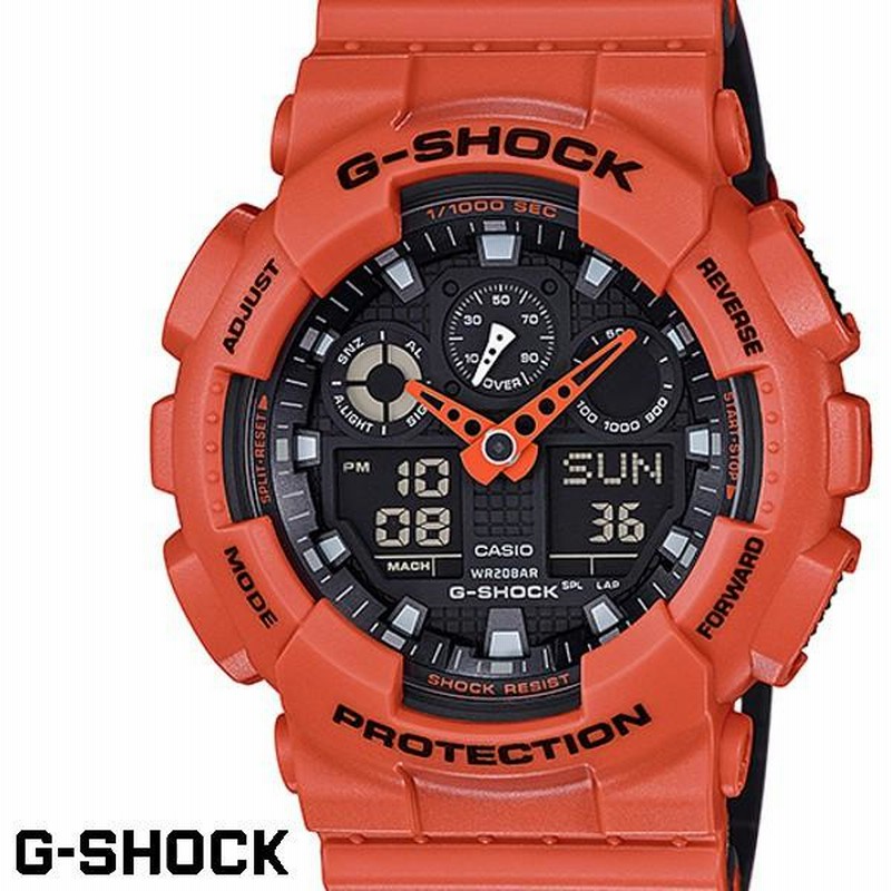 G shock 2025 ga 100 orange