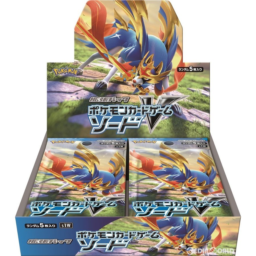 新品』『お取り寄せ』{BOX}{TCG}ポケモンカードゲーム ソード＆シールド 拡張パック ソード(30パック)(20191206) 通販  LINEポイント最大1.0%GET | LINEショッピング