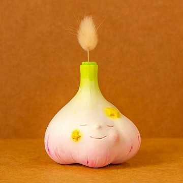 花瓶 花器 大蒜頭造型 藝術家製作 限量發售
