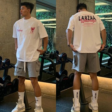 特價大尺碼男裝 韓版男款潮牌風時尚短袖t恤 短袖上衣 寬鬆上衣 男裝 衣服 短袖男 重磅短T純棉