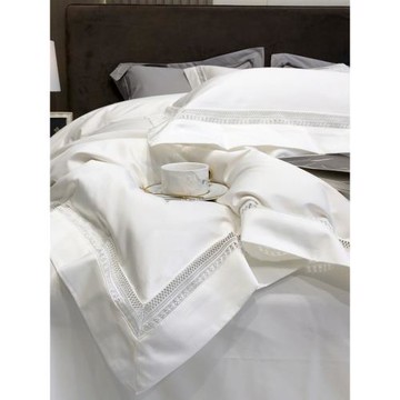 高檔長絨棉四件套全棉純棉輕奢床單被套床笠酒店裸睡床品2024新款