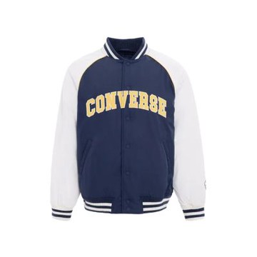 Converse Retro Varsity Padded Jkt 男款 藍白色 厚棉 棒球 外套 UCJ089-BFK