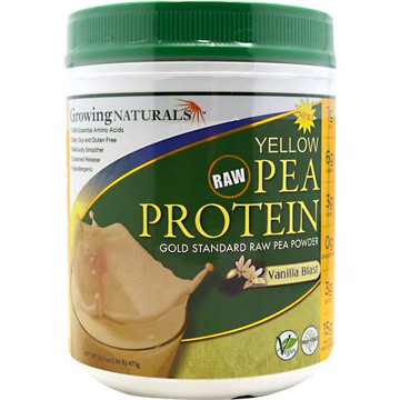 Yellow Pea Protein Vanilla Blast 16 OZ by Growing Naturals