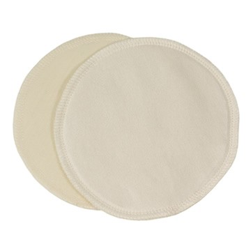 ImseVimse-羊毛絲綢哺乳護墊(圓形2片組/18cm)