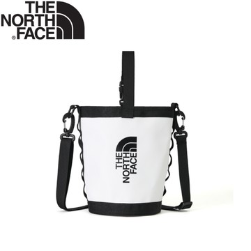 【The North Face 休閒單肩包《黑/白》】8DJP/登山/水桶包/側背包/男女/兩用包