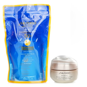 資生堂 Shiseido  Ultimate Sun Protector 防曬乳液 SPF50 -150ml + 深層滋養抗皺眼霜 15ml