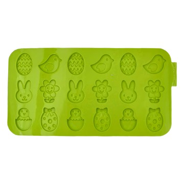 siliconezone 施理康 耐熱復活節造型巧克力模 225 x 120 x 5mm 90g  綠色  1個