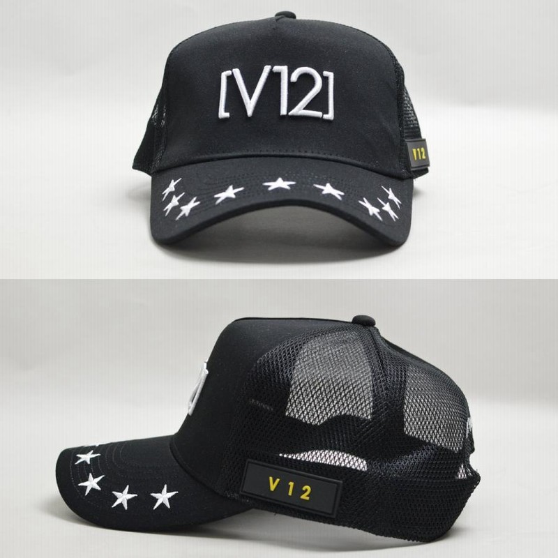 【2025年新作】 V12 CAP MESH STAR FRONT 帽子 キャップ ゴルフキャップ メンズ メンズウェア