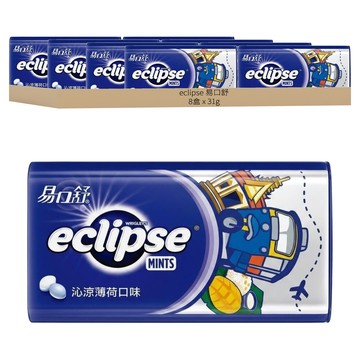 eclipse 易口舒 無糖薄荷錠 沁涼薄荷  31g  8盒