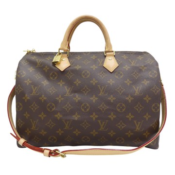 【二手名牌BRAND OFF】LOUIS VUITTON LV 路易威登 棕色 原花帆布 Speedy Bandouliere 35 两用包 M46981