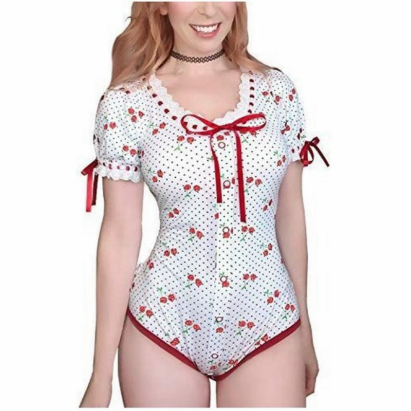 Littleforbig大人用ロンパースロリータきらきらのさくらんぼ柄リボン蝶結び レース 綿パジャマ 4xl 通販 Lineポイント最大0 5 Get Lineショッピング