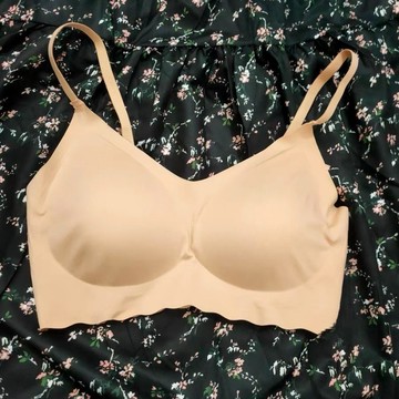 無痕內衣無鋼圈內衣女無痕無鋼圈聚攏胷罩雲感收副乳運動單件文胸