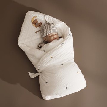 初生嬰兒包被冬款加厚新生兒寶寶純棉抱被春秋產房用品外出包裹