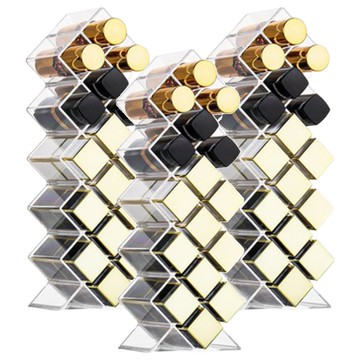 comet 口紅收納盒 16格  透明色  3個